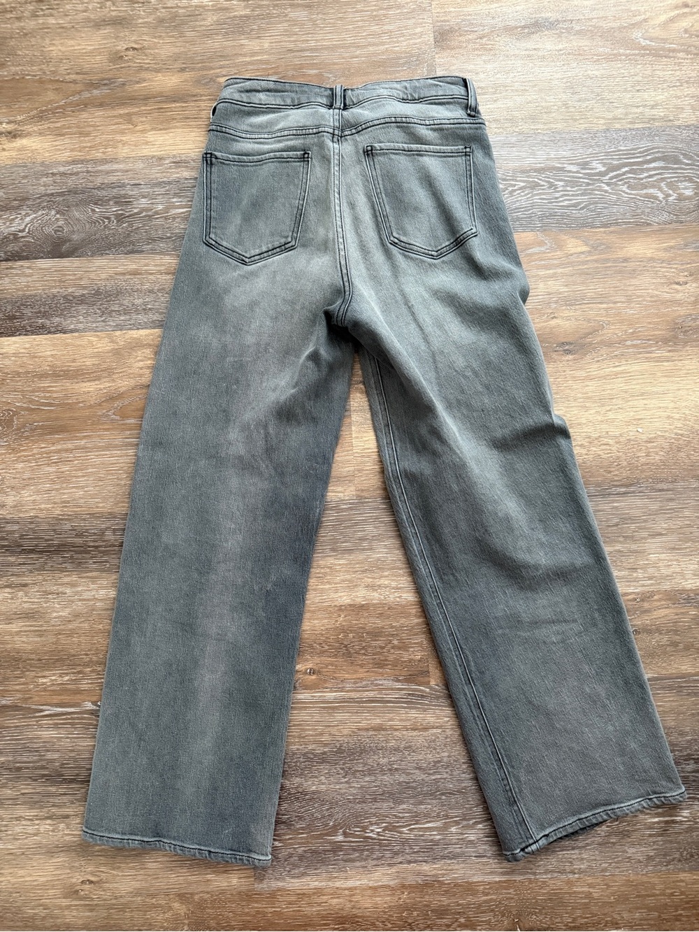 Quince Bella Stretch Relaxed Stonewashed Grey 29 - Picture 3 of 4